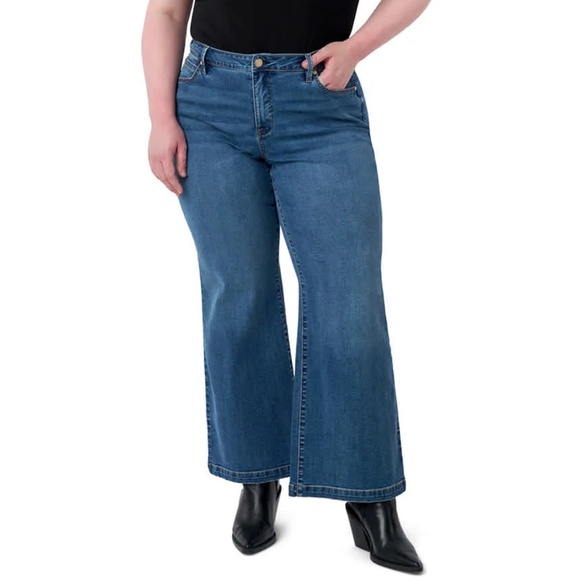 Seven7 Bella High Rise Wide Leg 18W - Picture 1 of 11